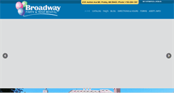 Desktop Screenshot of broadwaypartyrental.com